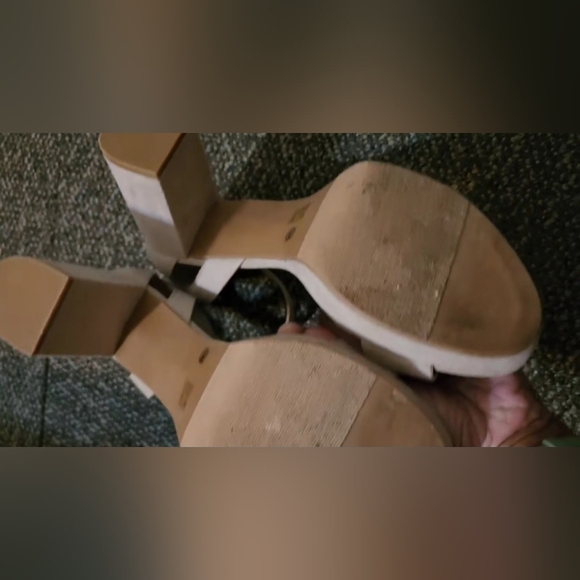 CL by Laundry Tan Block Heel Sandals - Picture 5 of 5